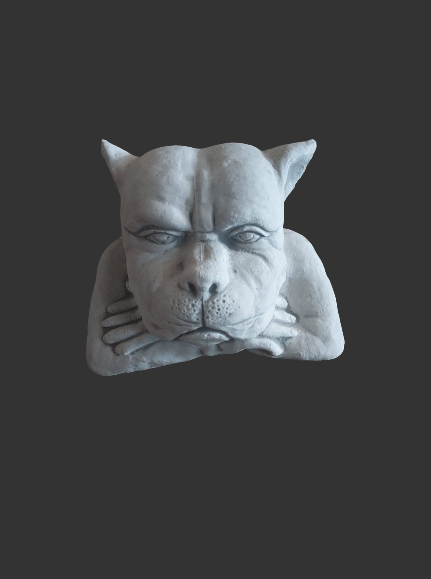 H1679 gargoyle hellhound 20 cm