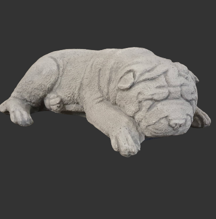 H1063 engelse bulldog slaap 10 cm