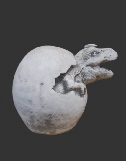 H1650 dinosaurus-T-rex in ei 19 cm