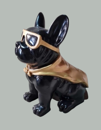 3519 franse bulldog zit 34 cm.
