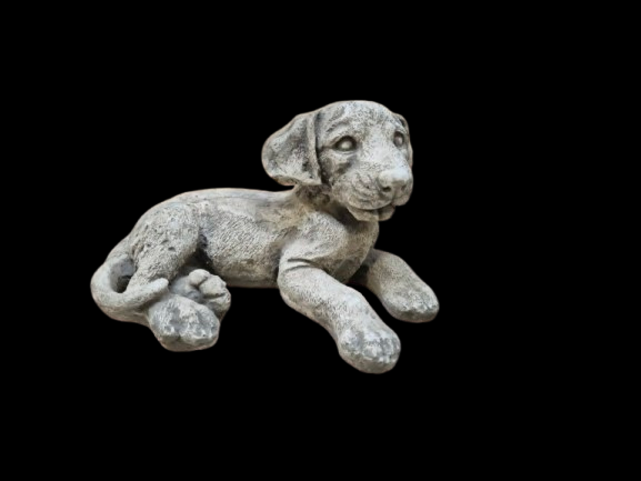 H1020 labrador pup liggend 15 cm