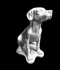 H1030 grote zittende beagle 55 cm